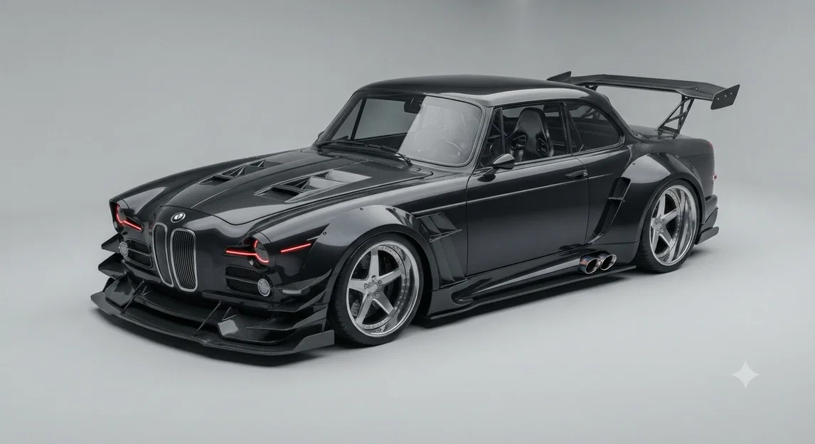 Mô hình 3D BMW 503 Coupé Widebody Drift đầy cá tính - Image 5