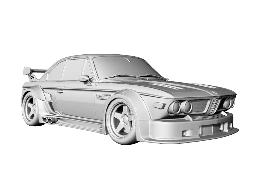 Mô hình in 3D BMW E9 Coupè Widebody Drift cực chất - Image 1