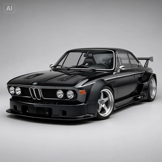 Mô hình in 3D BMW E9 Coupè Widebody Drift cực chất - Image 5