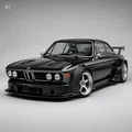 Mô hình in 3D BMW E9 Coupè Widebody Drift cực chất - Thumbnail 5