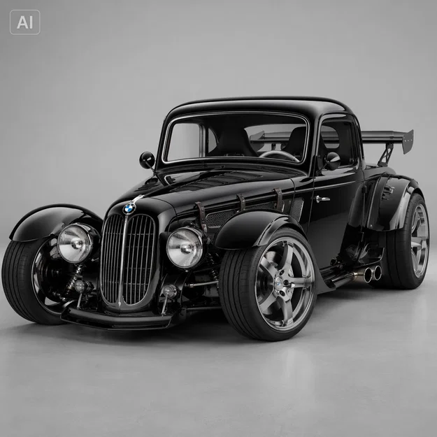Mô hình xe BMW Roadster Widebody 3D độc đáo để trưng bày - Image 5