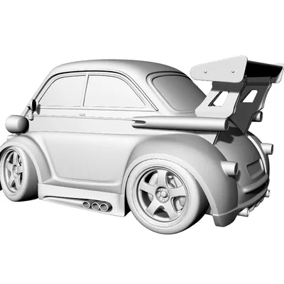 Mô hình BMW Isetta widebody Drift cá tính cho dân chơi 3D