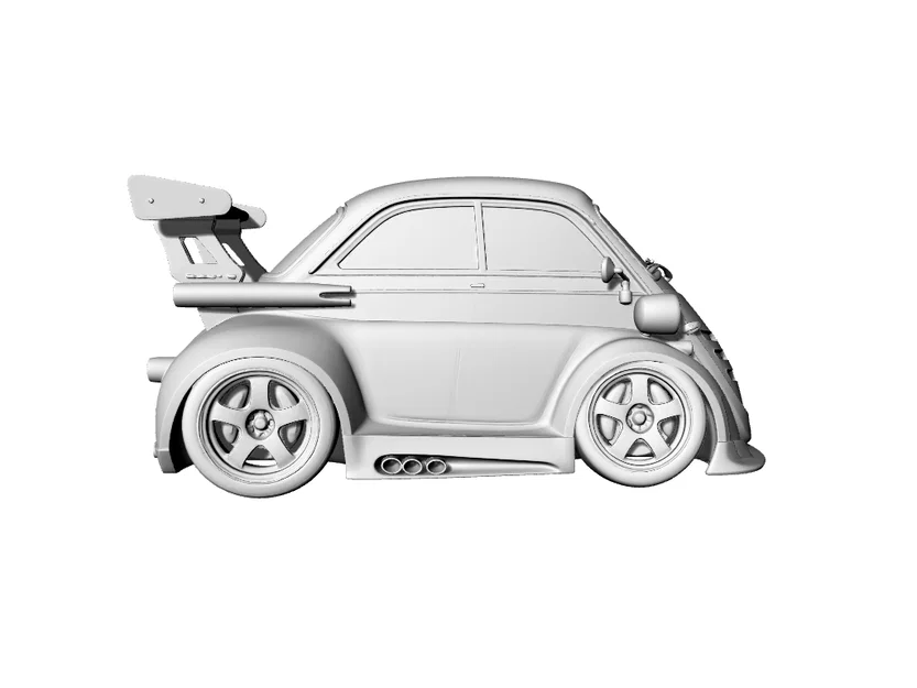 Mô hình BMW Isetta widebody Drift cá tính cho dân chơi 3D - Image 4