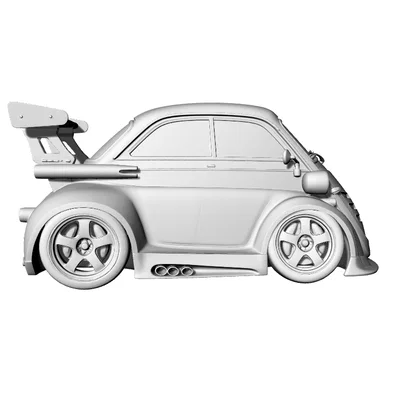 Mô hình BMW Isetta widebody Drift cá tính cho dân chơi 3D