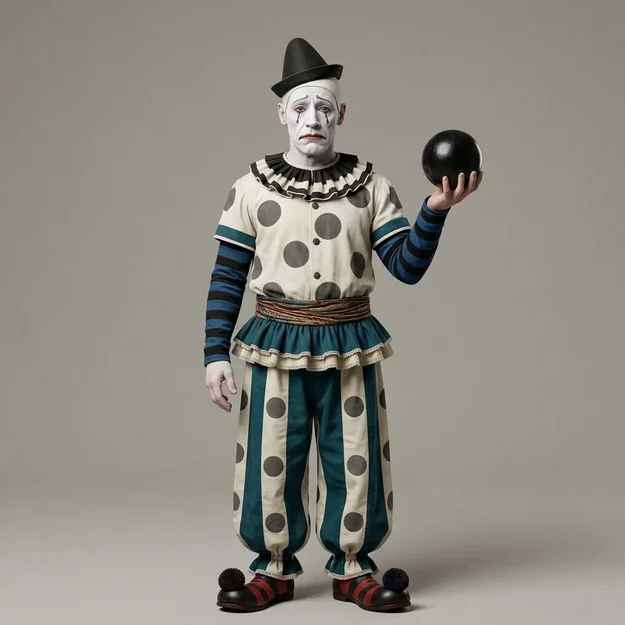 Mô hình chú hề cổ điển (Circus of the Past - Ringling Bros Clown) - Image 1