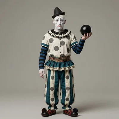 Mô hình chú hề cổ điển (Circus of the Past - Ringling Bros Clown)