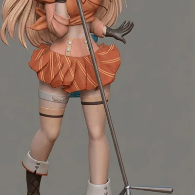 Mô hình Anime Art Rockin' in Orange dành cho người mê in 3D