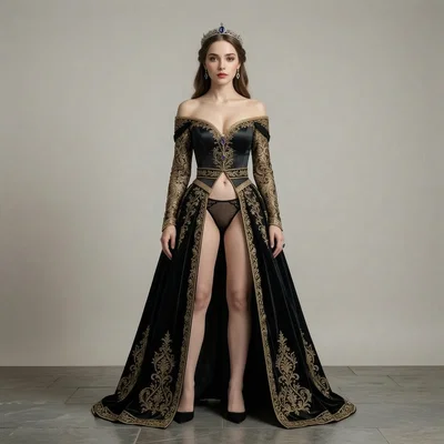 Mô hình 3D Dark Beauty - Elegant Enchantress đầy cuốn hút