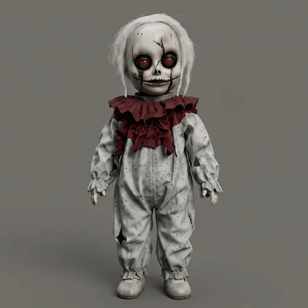 Mô hình búp bê kinh dị Red Ruffle Betsy in 3D độc đáo - Image 1