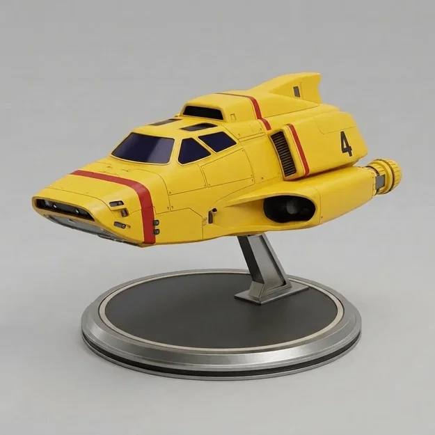 Mô hình tàu ngầm Thunderbird 4 (1964-1965) - File in 3D đẹp mắt - Image 1