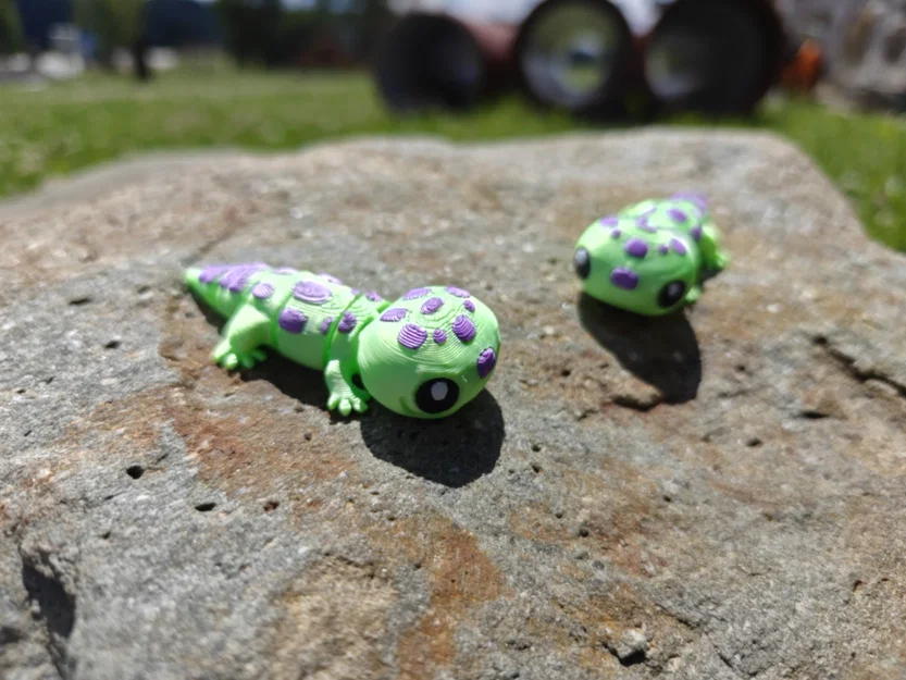 Mô hình in 3D Cute Flexi Gecko linh hoạt đáng yêu - Image 8