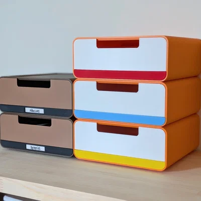 Ngăn kéo để bàn xếp chồng (Stackable Desktop Drawer)