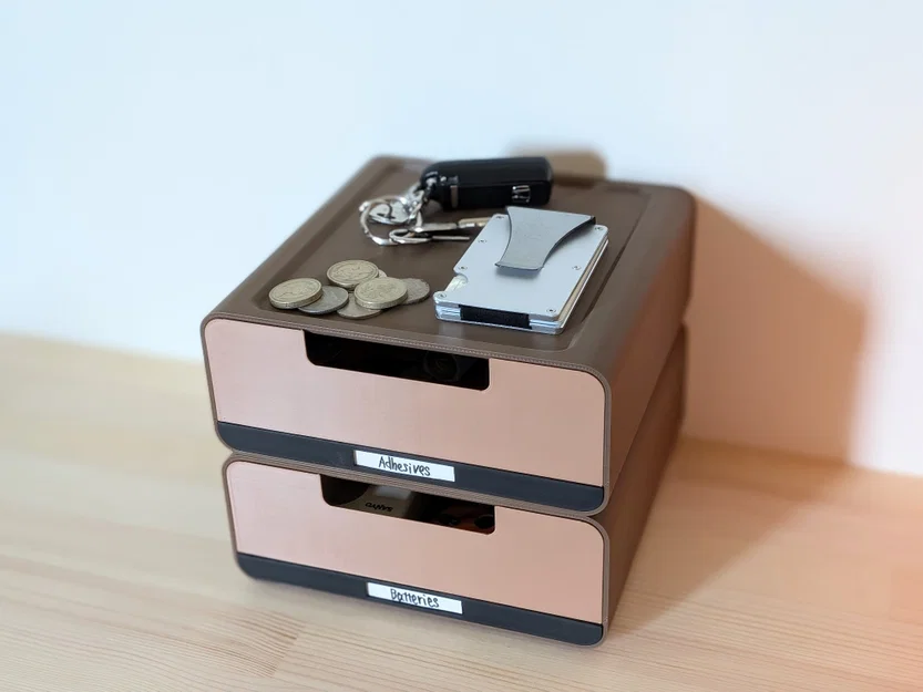 Ngăn kéo để bàn xếp chồng (Stackable Desktop Drawer) - Image 3