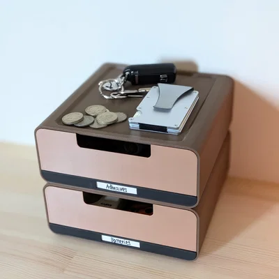 Ngăn kéo để bàn xếp chồng (Stackable Desktop Drawer)