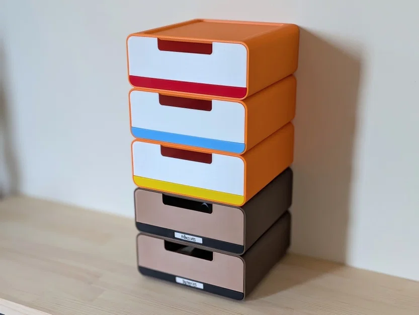 Ngăn kéo để bàn xếp chồng (Stackable Desktop Drawer) - Image 5