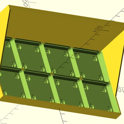 Kệ Gridfinity OpenGrid hỗ trợ Multiconnect gắn nam châm