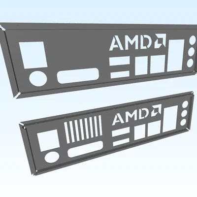 Miếng chặn main (IO Shield) ASRock B450 Pro4 - Phiên bản logo AMD
