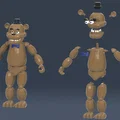 Mô hình Freddy Fazbear từ FNAF (đã tích hợp sẵn Support) - Thumbnail 1