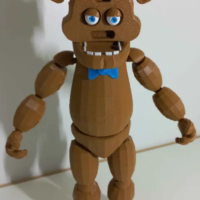 Mô hình Freddy Fazbear từ FNAF (đã tích hợp sẵn Support)