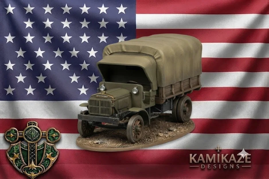Mô hình xe tải WW1 American Liberty Truck - Image 1