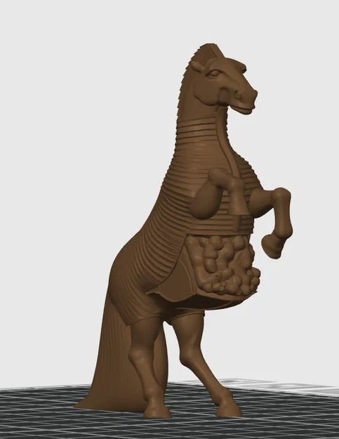 Mô hình 3D khay đựng bắp rang bơ hình ngựa Trojan độc đáo - Image 4