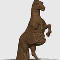 Mô hình 3D khay đựng bắp rang bơ hình ngựa Trojan độc đáo - Thumbnail 4