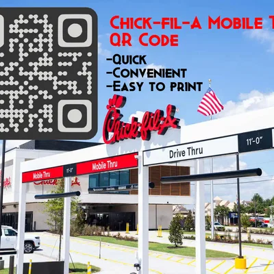 Mã QR cho làn đường Mobile Thru của Chick-fil-A