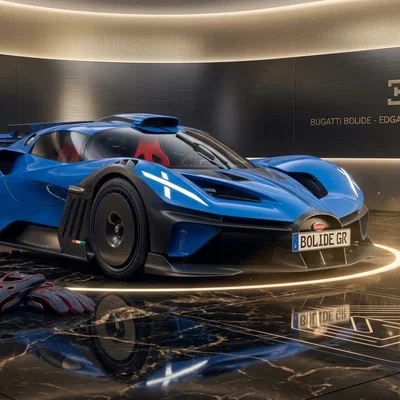 Mô hình siêu xe Bugatti Bolide in 3D cực chi tiết cho người đam mê