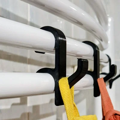 Móc treo khăn cho thanh sưởi