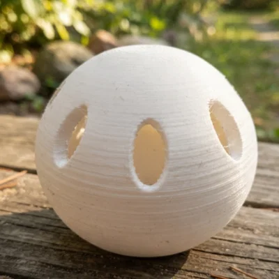 Tự in 3D quả bóng Wiffle Ball giải trí tại nhà cực đơn giản