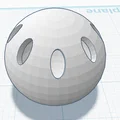 Tự in 3D quả bóng Wiffle Ball giải trí tại nhà cực đơn giản - Thumbnail 2