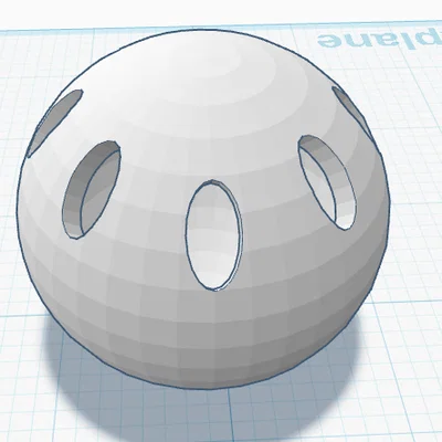 Tự in 3D quả bóng Wiffle Ball giải trí tại nhà cực đơn giản