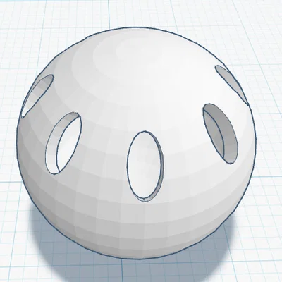 Tự in 3D quả bóng Wiffle Ball giải trí tại nhà cực đơn giản