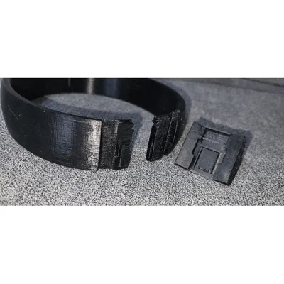 BDSM Collar - Kiểu khóa chốt (pin lock)