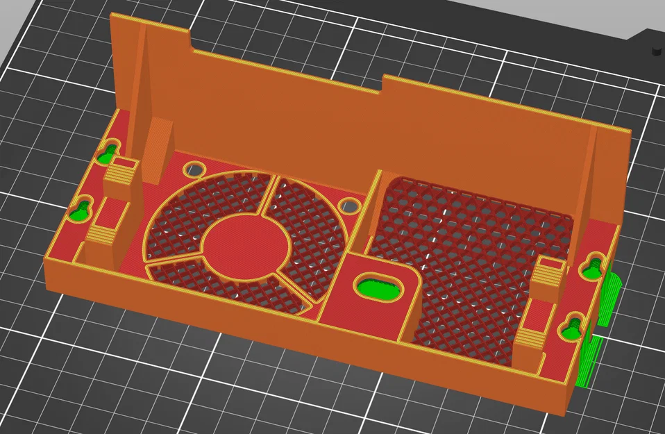 Nắp bảo vệ bo mạch Buddy cho Prusa XL hỗ trợ quạt 60mm - Image 4