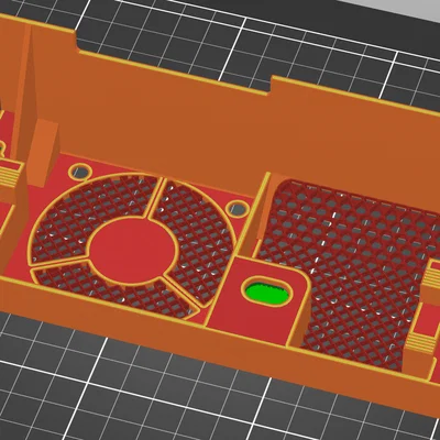 Nắp bảo vệ bo mạch Buddy cho Prusa XL hỗ trợ quạt 60mm