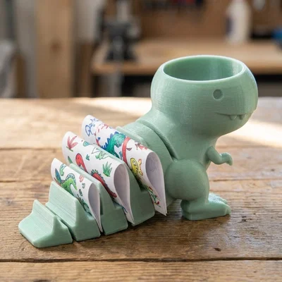 Dino Gadget - Khay đựng đồ và chậu cây 3D đáng yêu