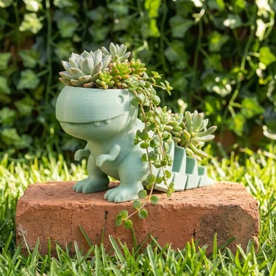 Dino Gadget - Khay đựng đồ và chậu cây 3D đáng yêu