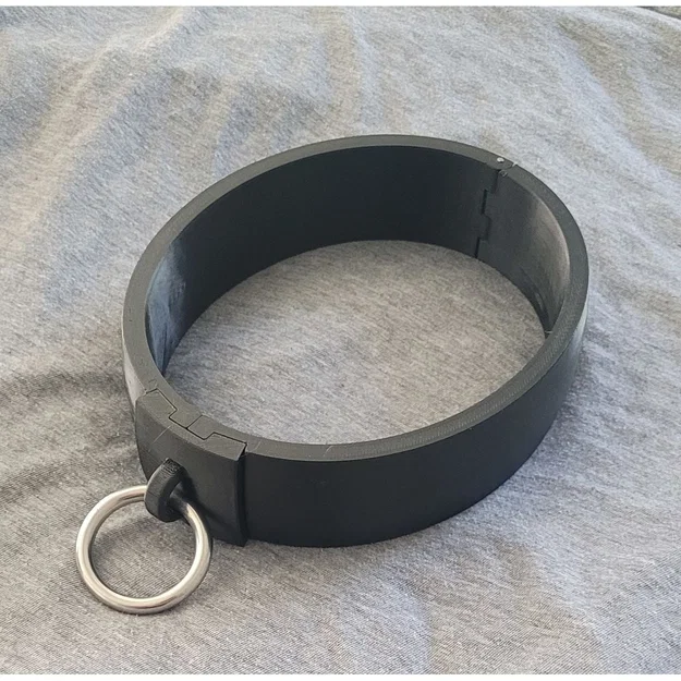 Vòng cổ BDSM - Khóa Padlock - Image 1