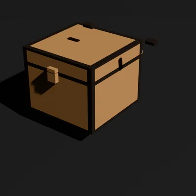 Rương Minecraft Cổ Điển Có Bản Lề - Mô Hình In 3D Đa Năng