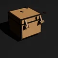 Rương Minecraft Cổ Điển Có Bản Lề - Mô Hình In 3D Đa Năng - Thumbnail 3