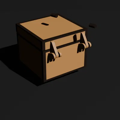 Rương Minecraft Cổ Điển Có Bản Lề - Mô Hình In 3D Đa Năng