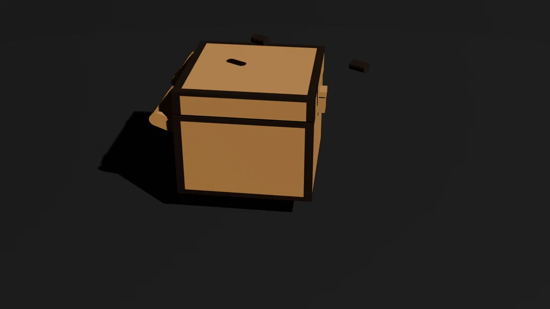 Rương Minecraft Cổ Điển Có Bản Lề - Mô Hình In 3D Đa Năng - Image 5