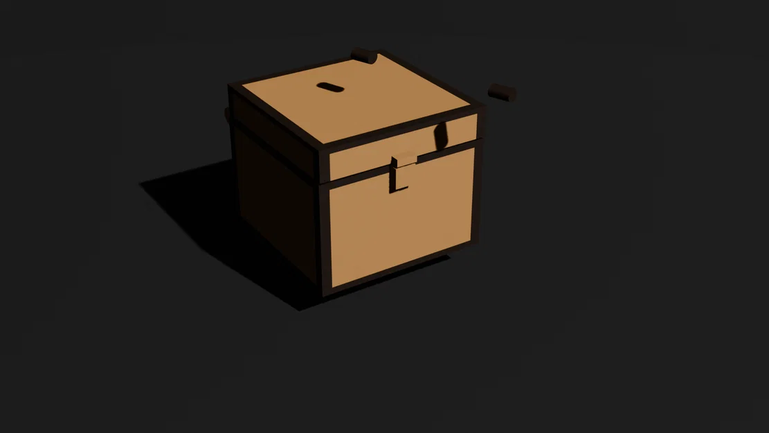 Rương Minecraft Cổ Điển Có Bản Lề - Mô Hình In 3D Đa Năng - Image 6