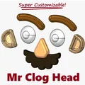 Mr Clog Head - Phụ kiện trang trí gương mặt hài hước cho dép Clog - Thumbnail 1