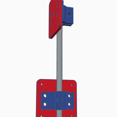 Giá đỡ màn hình VESA 75x75 đa năng cho ống 12mm