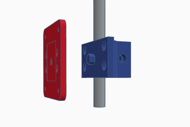 Giá đỡ màn hình VESA 75x75 đa năng cho ống 12mm - Image 4