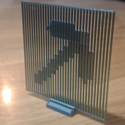 Mô hình Minecraft Pickaxe Optical Illusion (Hiệu ứng đánh lừa thị giác)