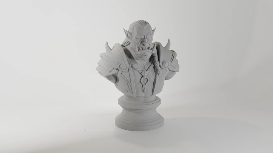 Tượng Orc Berserker (Orc bust) - Image 1