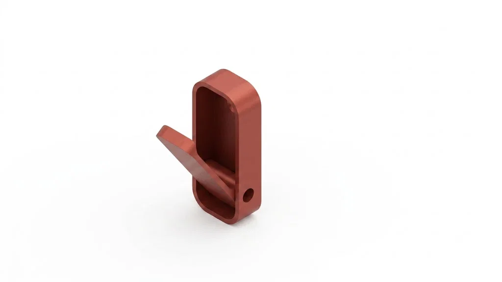 Móc Treo Tường Gập Gọn Ẩn Khung 60x25x10mm - Image 1